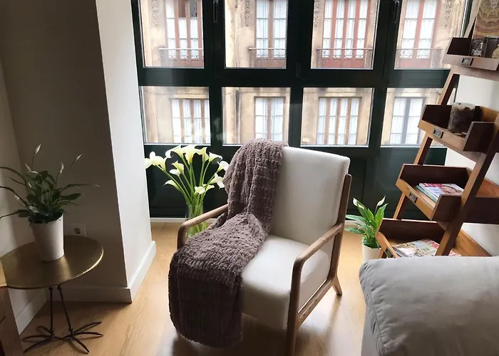 Apartamento Palacio Valdes, Centro Aviles, Con Parking